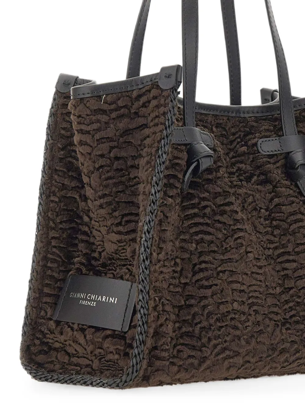 MARCELLA CLUB Marcella shopper met dierenpatroon Bruin