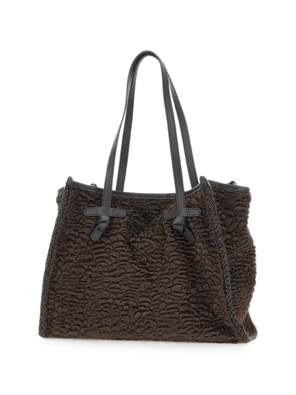 MARCELLA CLUB Marcella shopper met dierenpatroon Bruin
