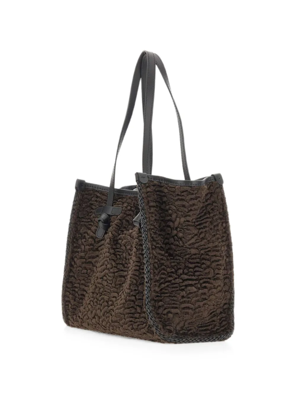 MARCELLA CLUB Marcella shopper met dierenpatroon Bruin