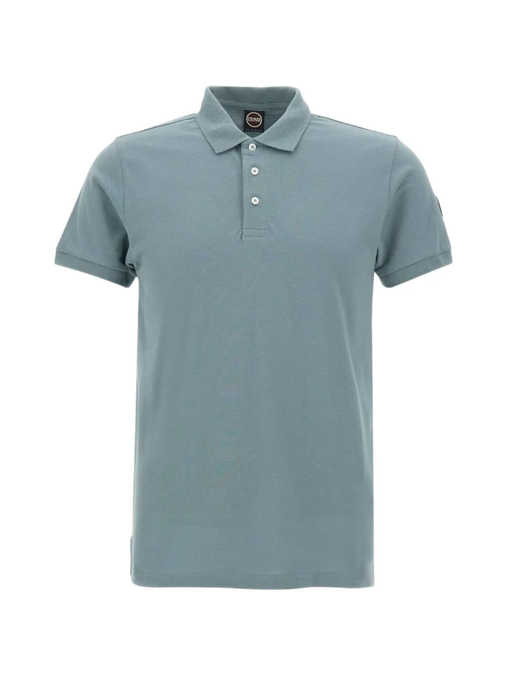 Colmar logo-patch piqué polo shirt - Blu