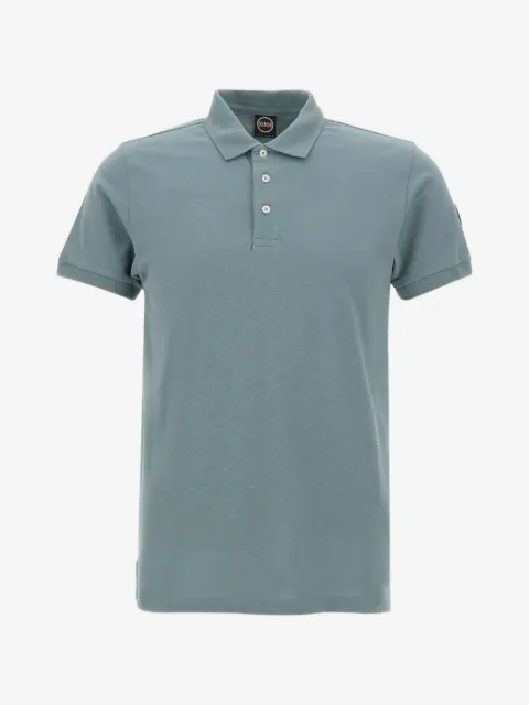 Colmar playera tipo polo de piqué con parche del logo