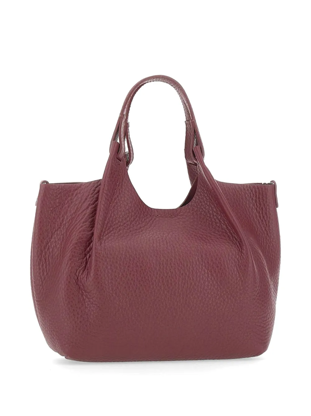 GIANNI CHIARINI Dua bewerkte leren shopper Rood