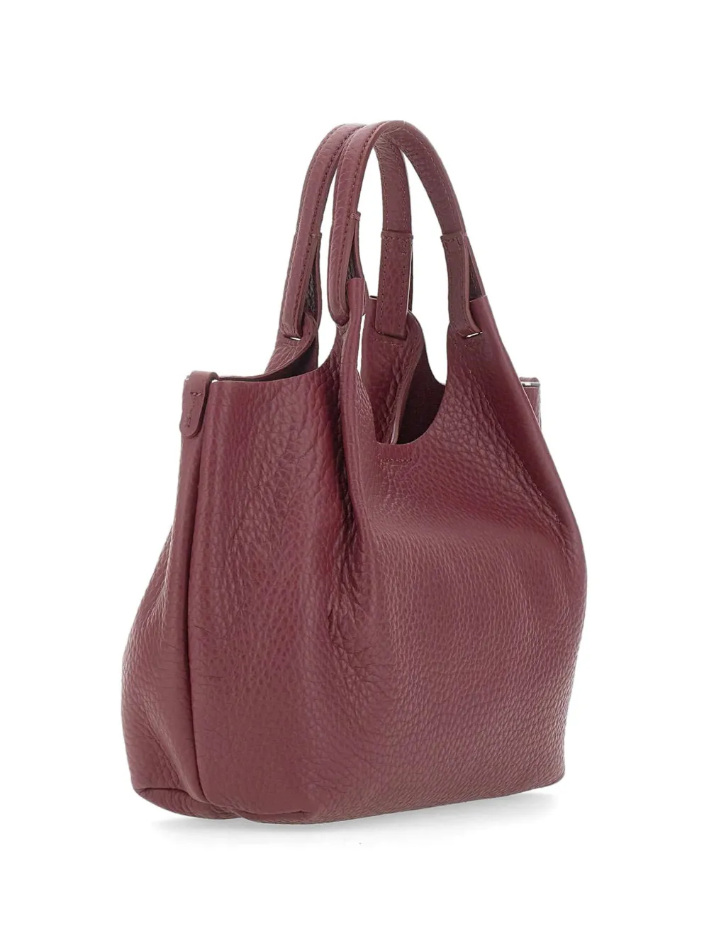 GIANNI CHIARINI Dua bewerkte leren shopper Rood