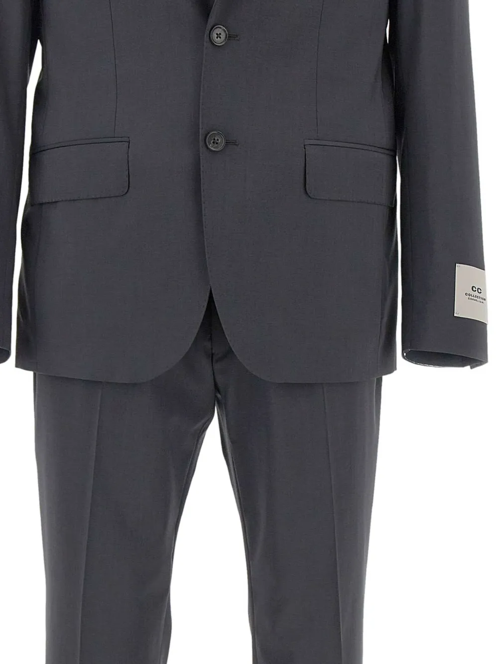 Corneliani Single-breasted Two-button Suit In Blue