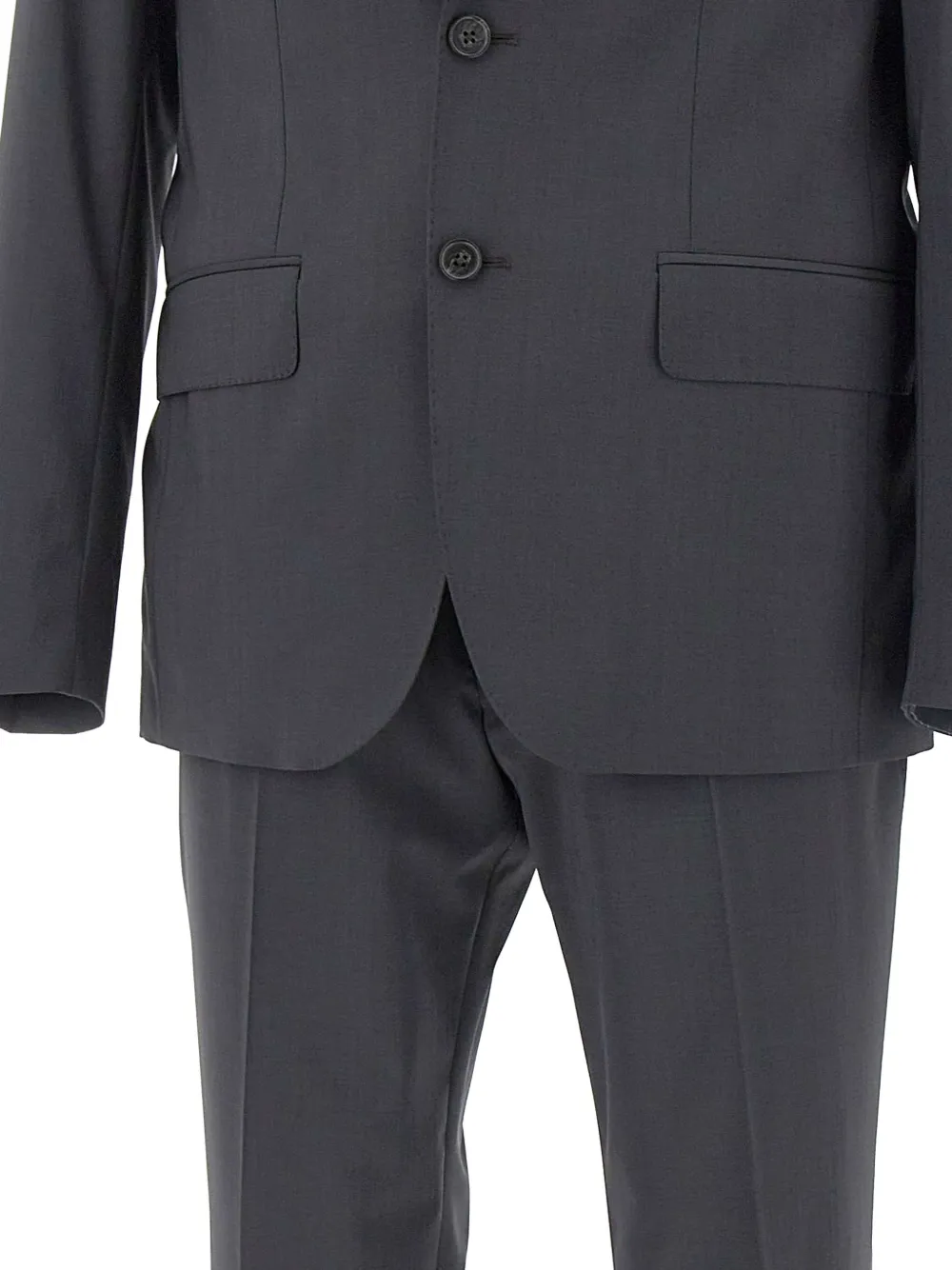 Corneliani Pak met enkele rij knopen en twee knopen Grijs