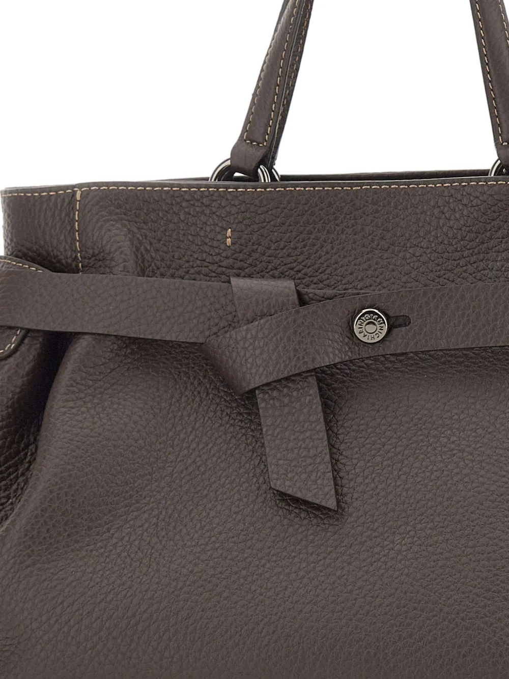 GIANNI CHIARINI Miranda shopper van geknoopt leer Bruin