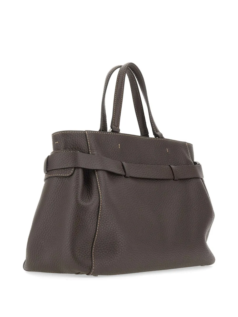 GIANNI CHIARINI Miranda shopper van geknoopt leer Bruin