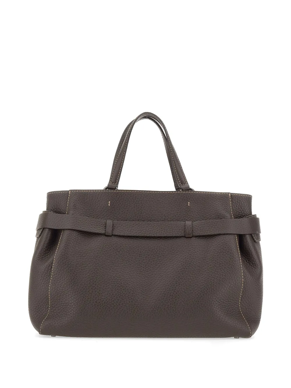 GIANNI CHIARINI Miranda shopper van geknoopt leer Bruin