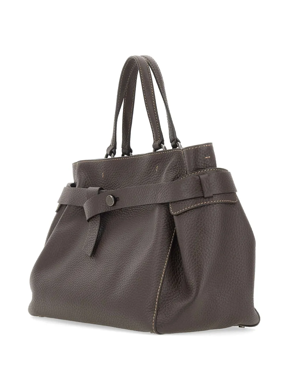 GIANNI CHIARINI Miranda shopper van geknoopt leer Bruin