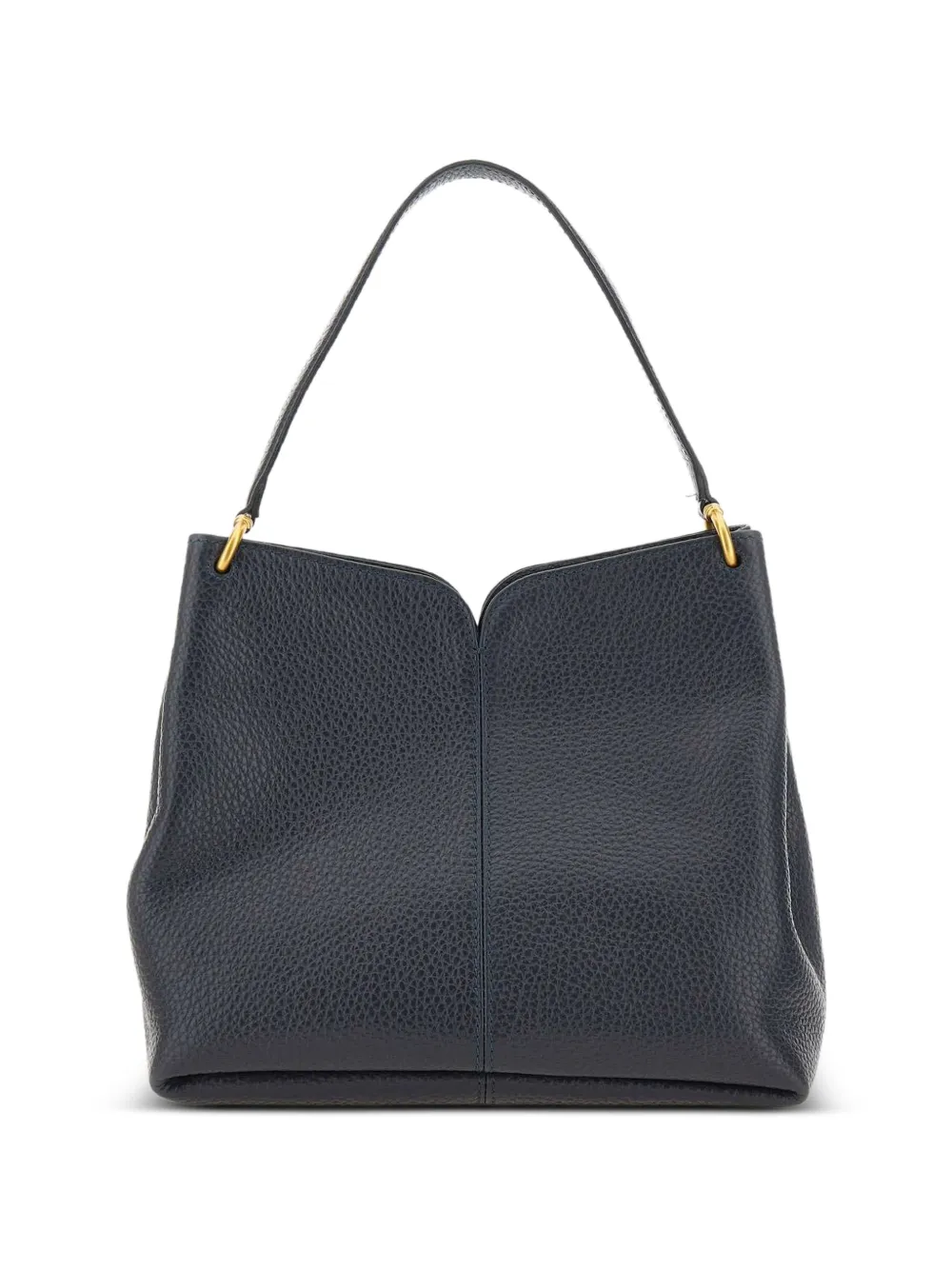 GIANNI CHIARINI Sandra grained leather shoulder bag - Blu