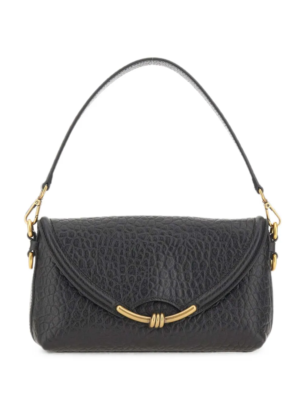 GIANNI CHIARINI Bea grain-leather shoulder bag - Nero