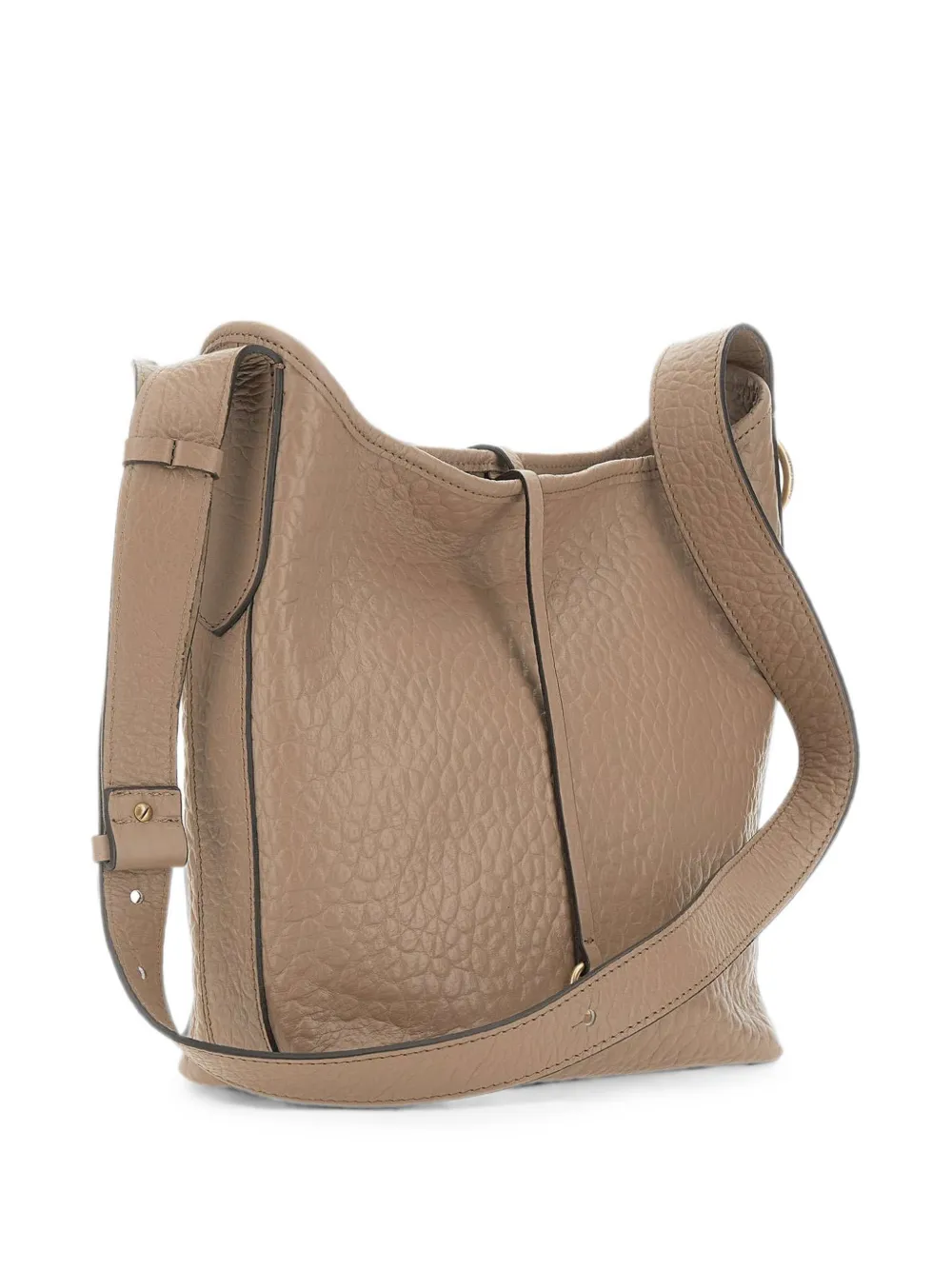 GIANNI CHIARINI Carla leren schoudertas Beige