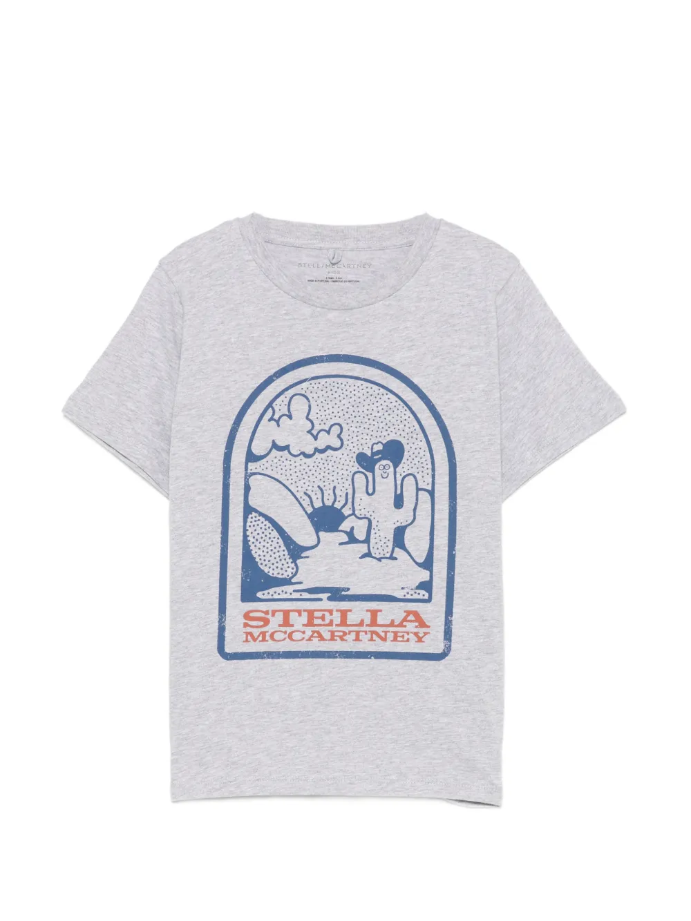Stella McCartney Kids graphic-print T-shirt - Grigio