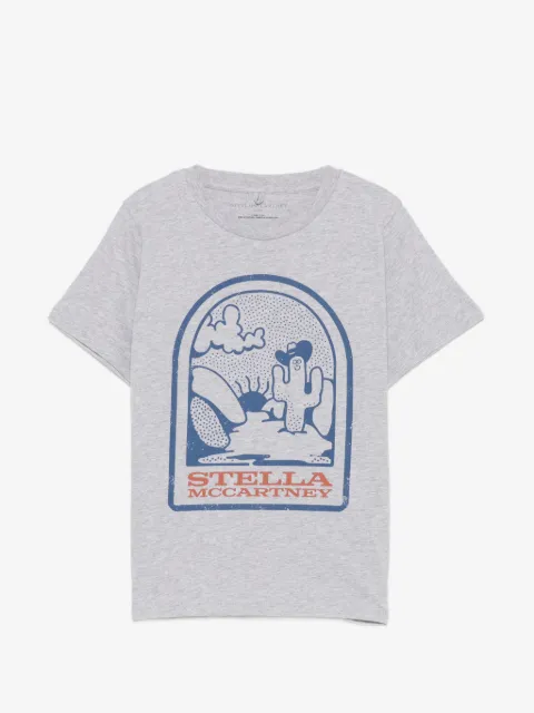 Stella McCartney Kids playera con estampado gráfico