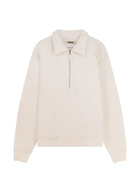 Woodbird half-zip cotton sweater