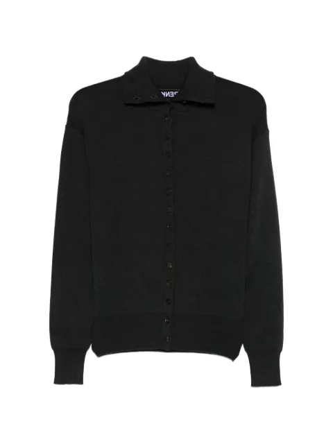 Frenken button-down polo cardigan