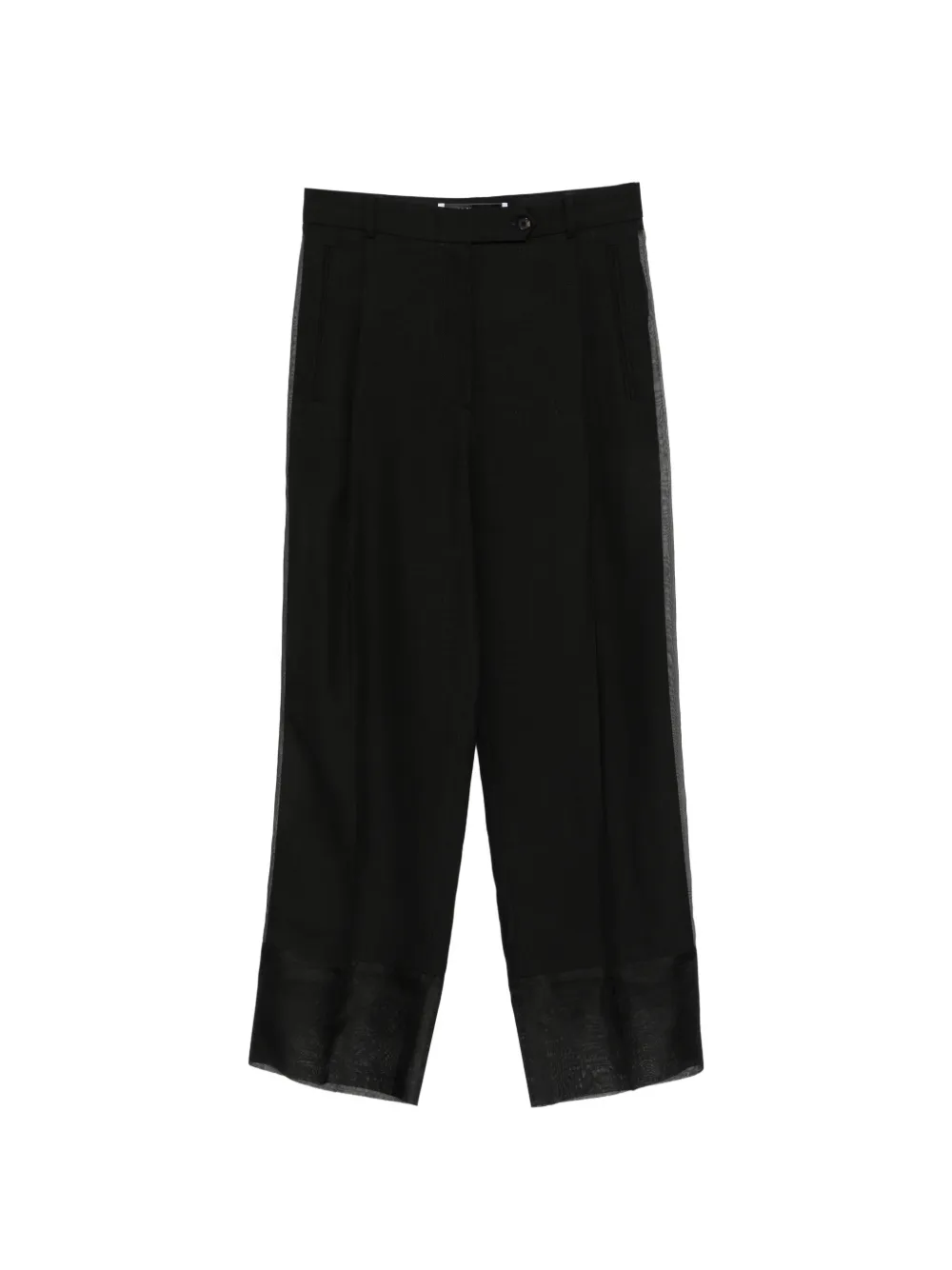 Frenken sheer-panelled wide-leg trousers
