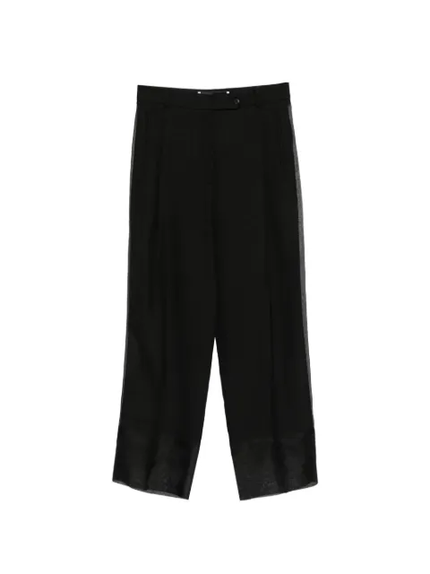 Frenken sheer-panelled wide-leg trousers