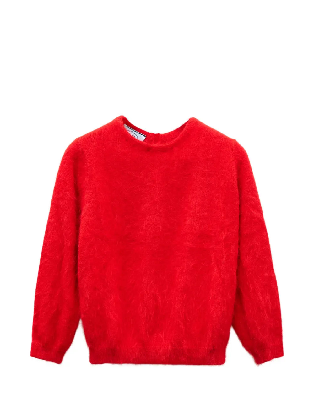 Prada Pre-Owned Angora Blend knit sweater - Rosso