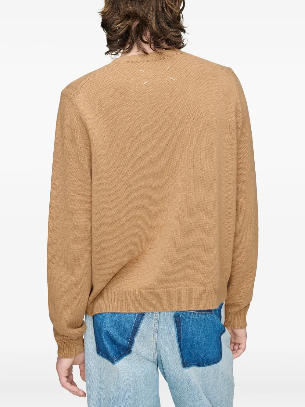 Maison Margiela Trompe L'oeil Memory trui Bruin