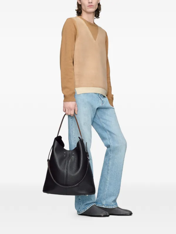 Maison Margiela Trompe L'oeil Memory Sweater | Brown | FARFETCH GE