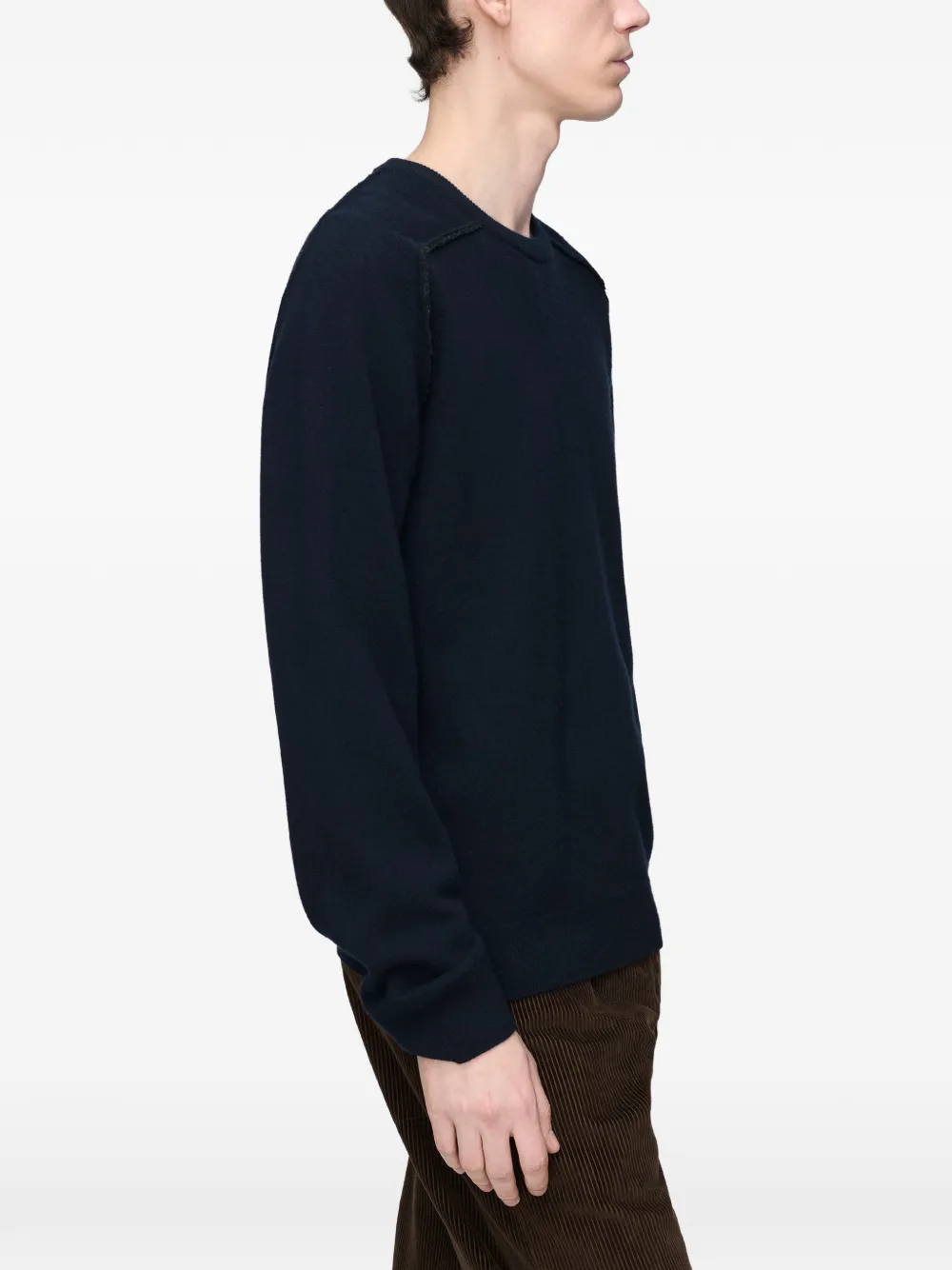 Maison Margiela Four Stitch Signature trui Blauw