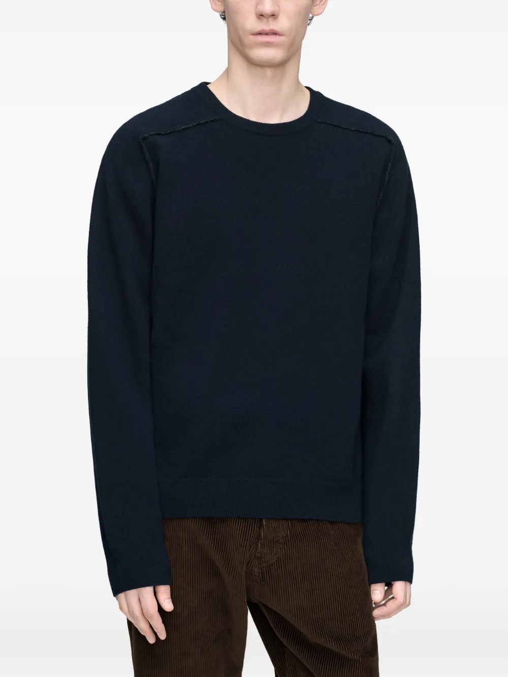 Maison Margiela Four Stitch Signature trui Blauw
