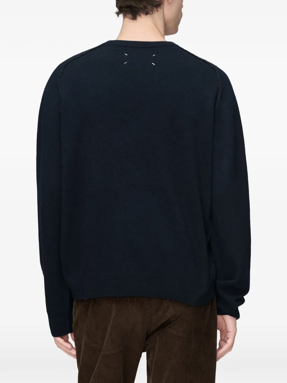 Maison Margiela Four Stitch Signature trui Blauw