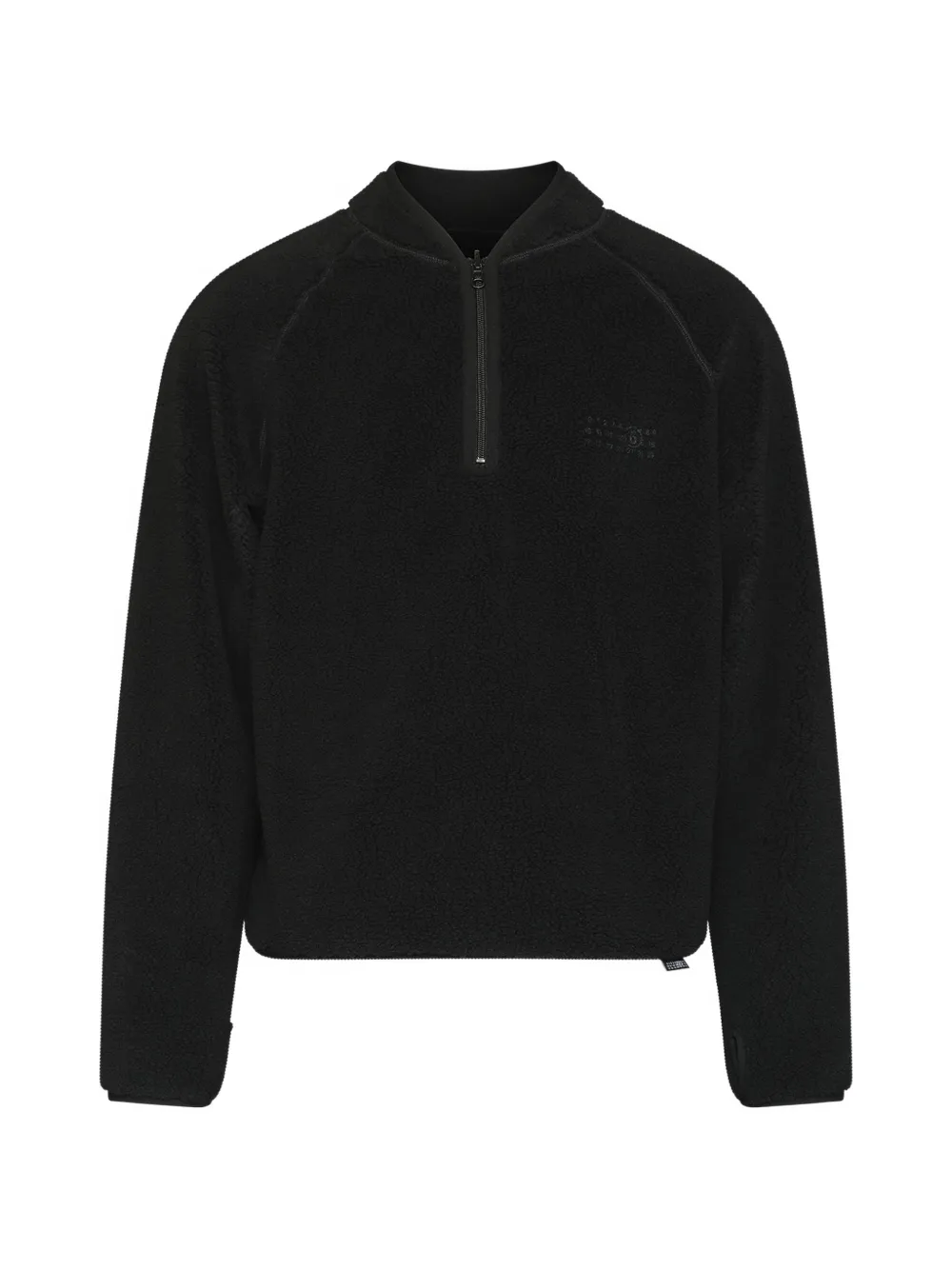 MM6 Maison Margiela Felpa reversibile - Nero