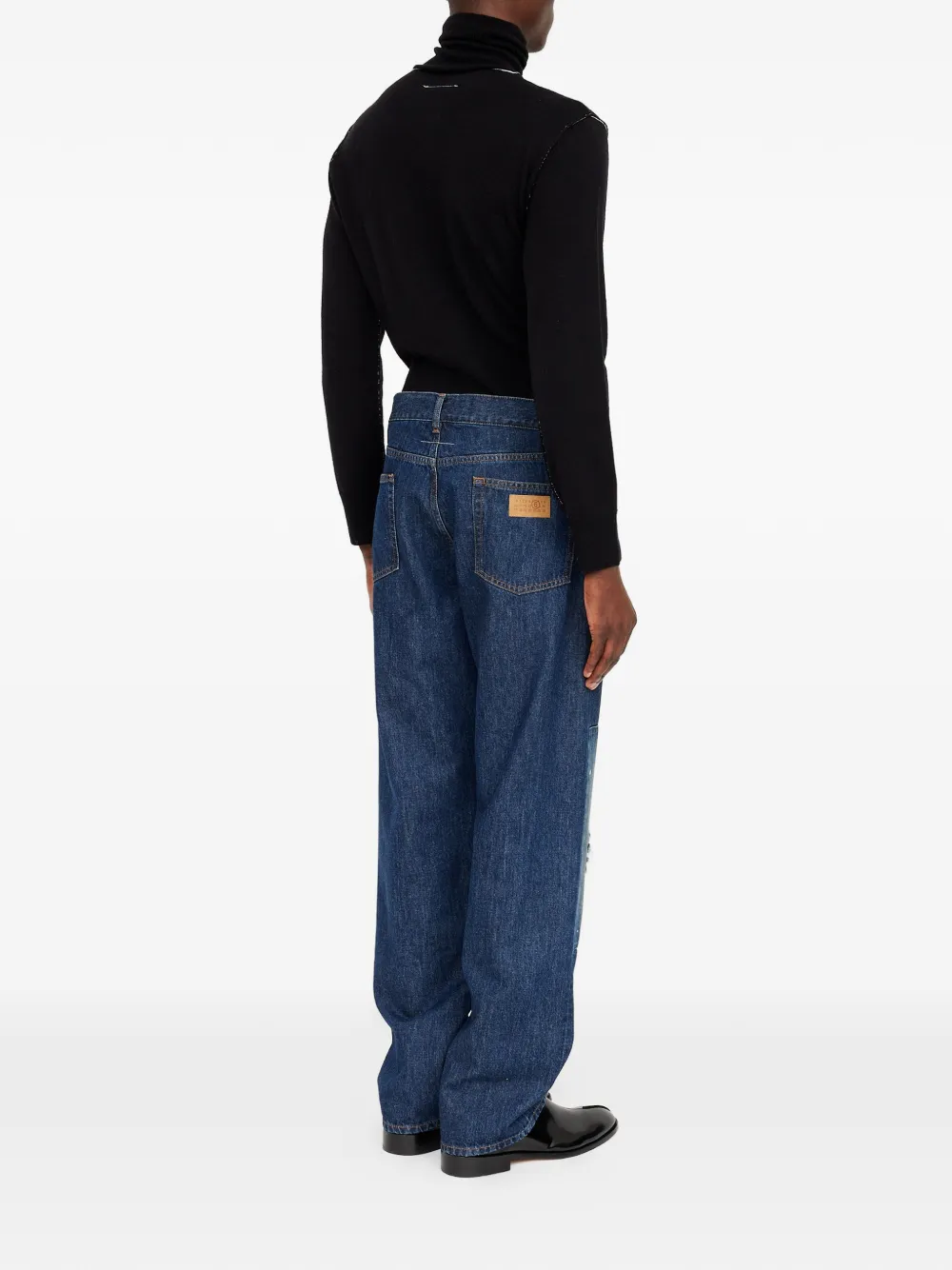 MM6 Maison Margiela Straight jeans Blauw