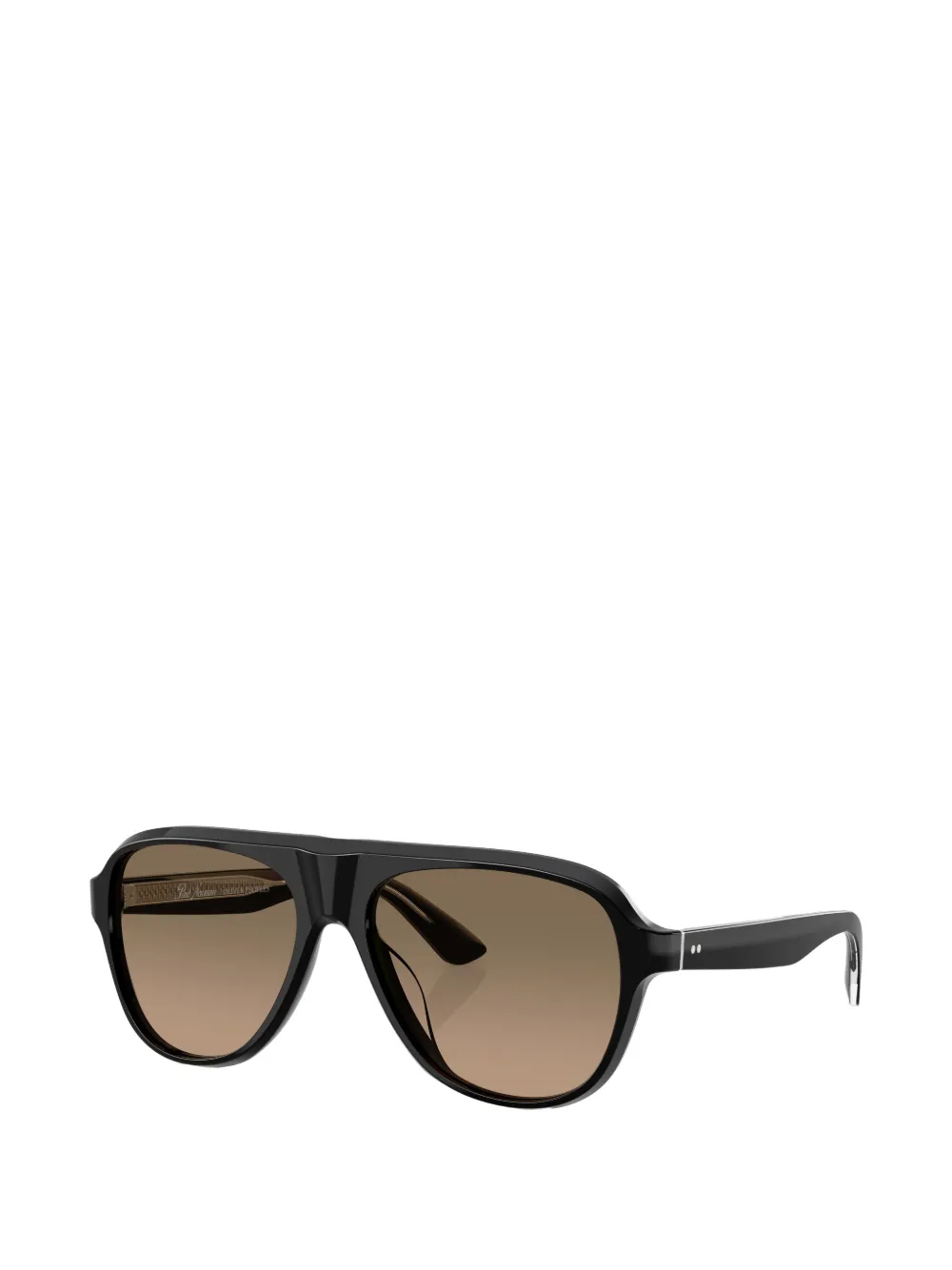 Oliver Peoples Paul Newman Sun zonnebril met piloten montuur Zwart