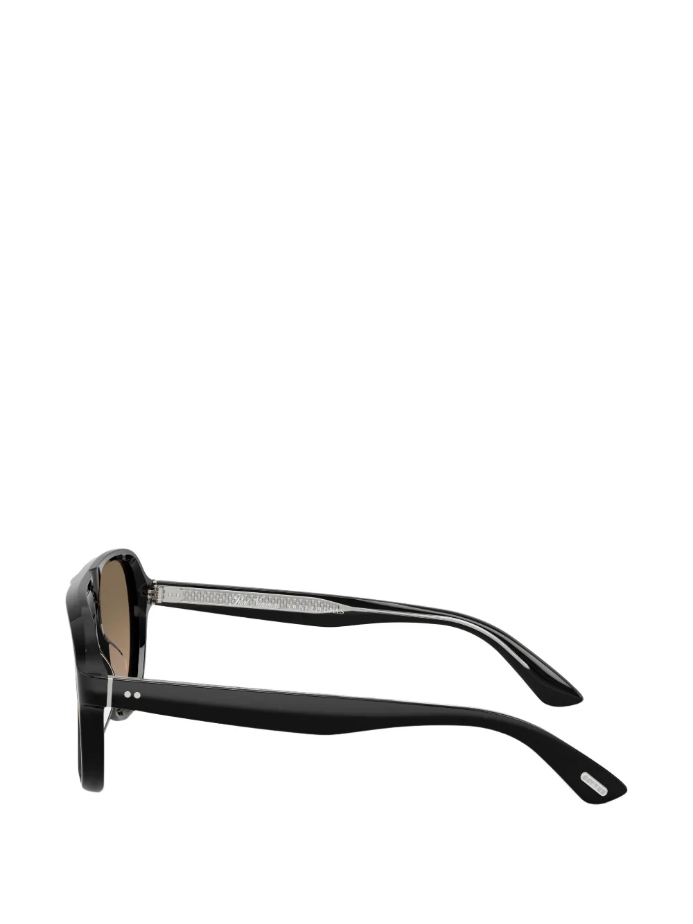 Oliver Peoples Paul Newman Sun zonnebril met piloten montuur Zwart