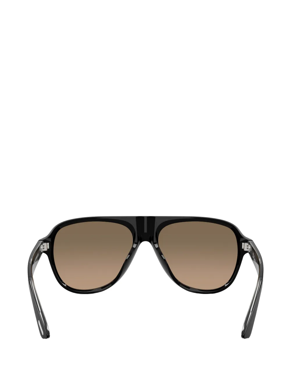 Oliver Peoples Paul Newman Sun zonnebril met piloten montuur Zwart