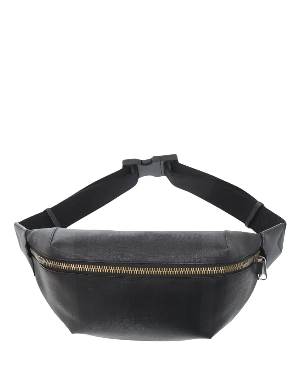 Burberry Pre-Owned 2000-2017 London Check Coated Canvas Sonny belt bag - Nero