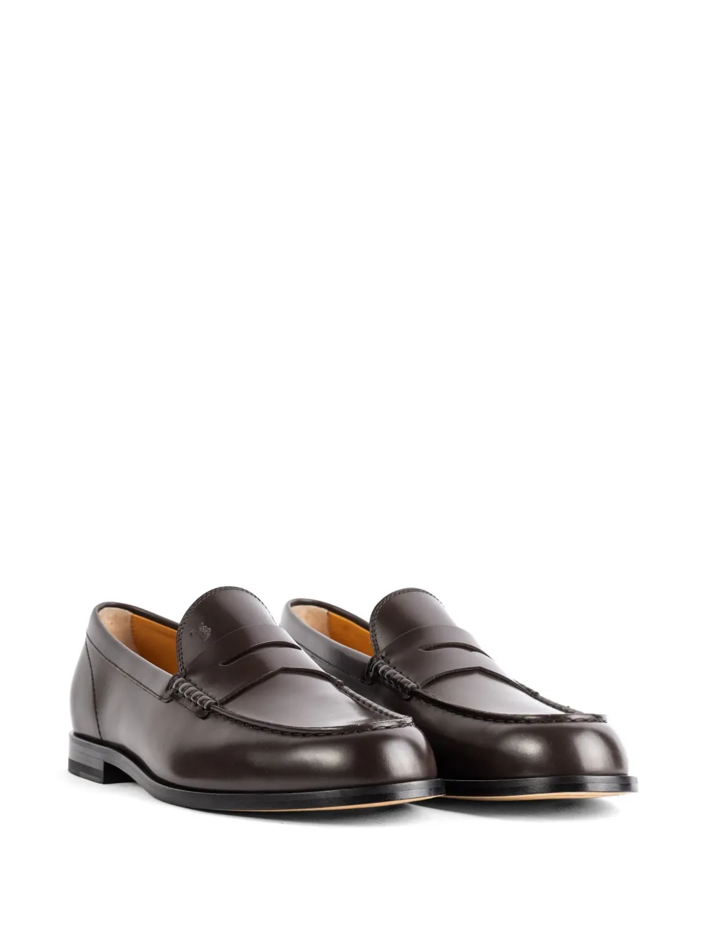 Tod's polished-leather penny loafers Bruin