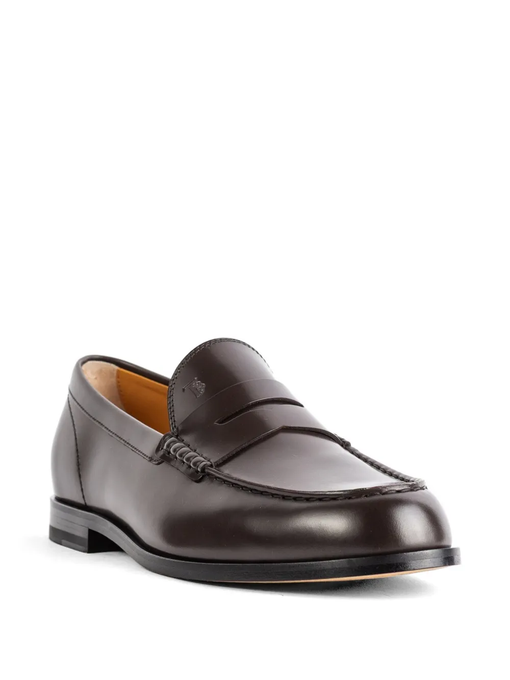 Tod's polished-leather penny loafers Bruin