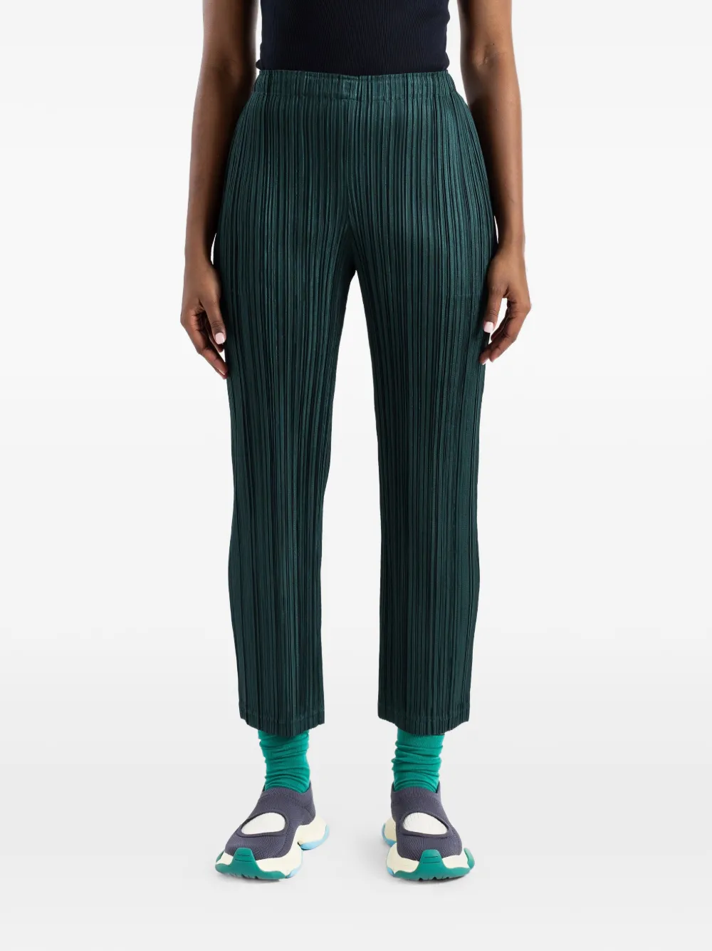 Pleats Please Issey Miyake Thicker Bottoms 2 plissé trousers - Verde