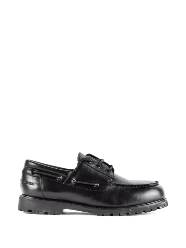 Studio Nicholson Guston Derby Shoes in Black