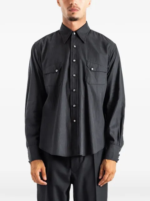 TAIGA TAKAHASHI Camisa Cowboy com bolso no busto