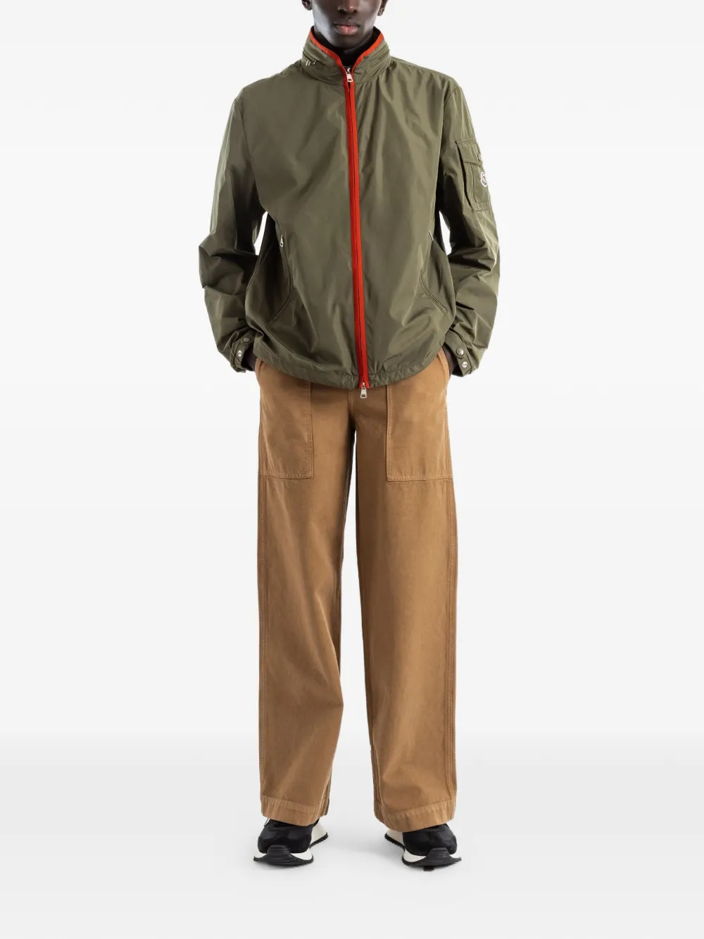 Moncler Sayan Windbreaker Jacket In Green