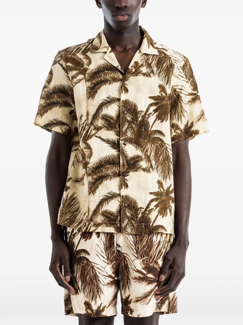 Moncler Graphic-print Shirt In Neutral