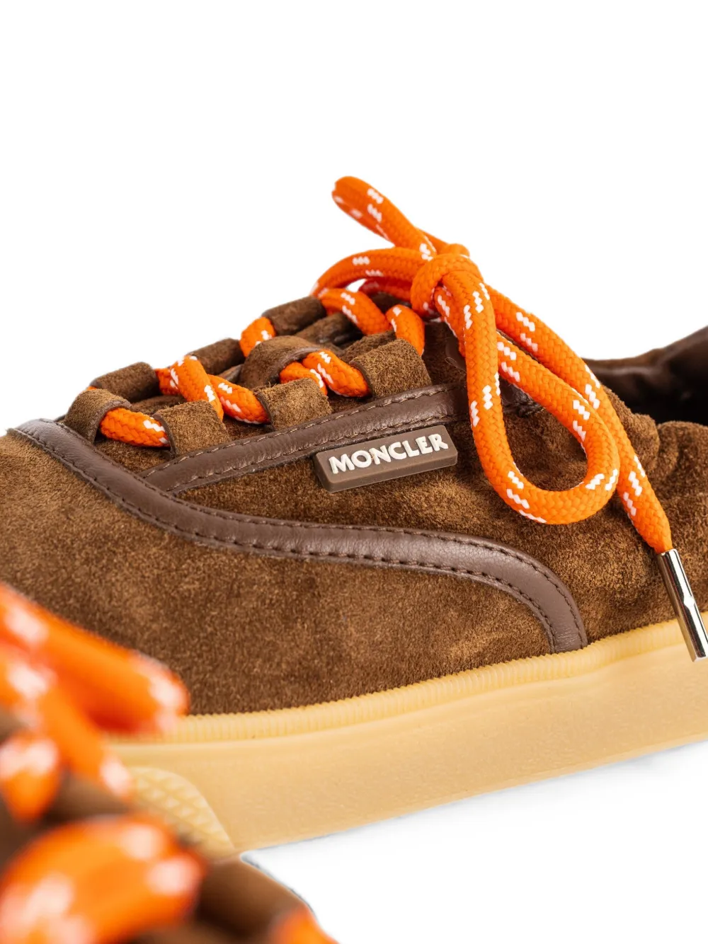 Moncler Vera Leisure suede sneakers Bruin