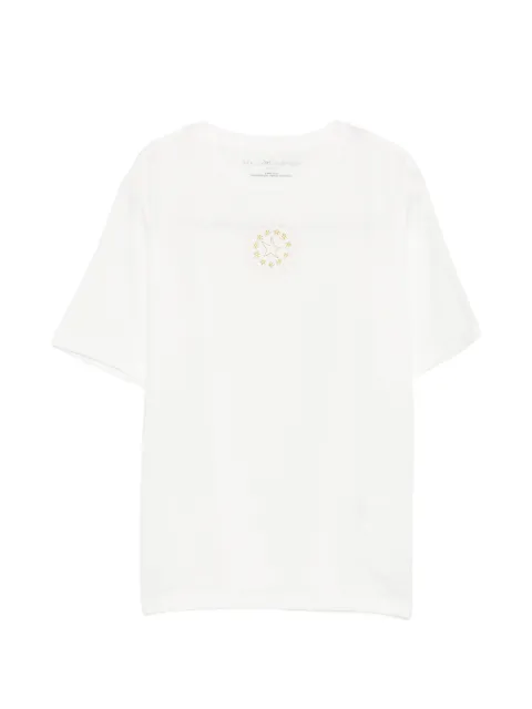 Stella McCartney Kids star-print logo-print T-shirt