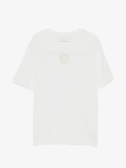 Stella McCartney Kids star-print logo-print T-shirt