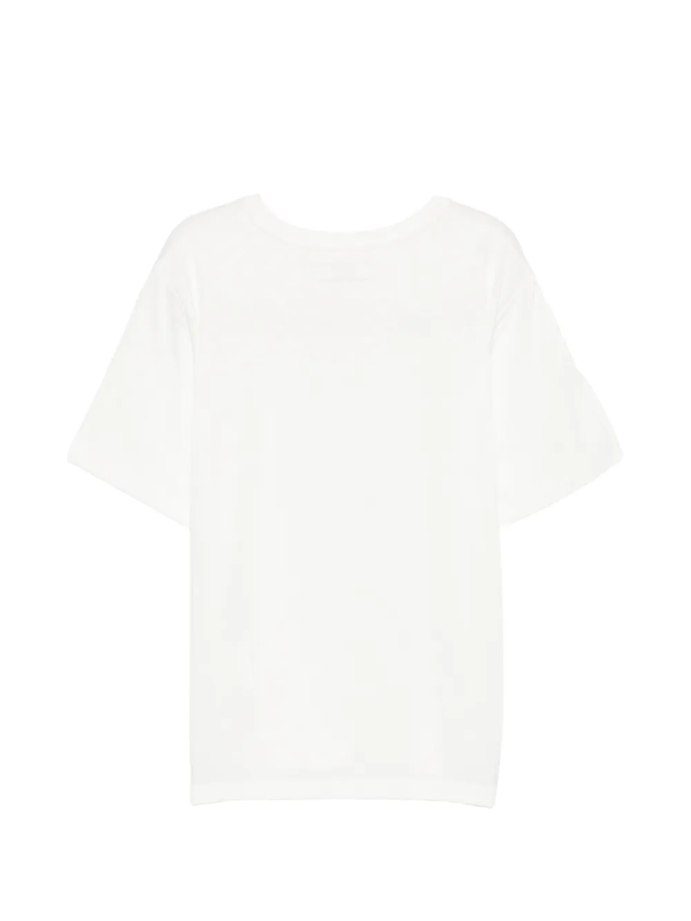 Stella McCartney Kids T-shirt met logo-print en ster-print Wit