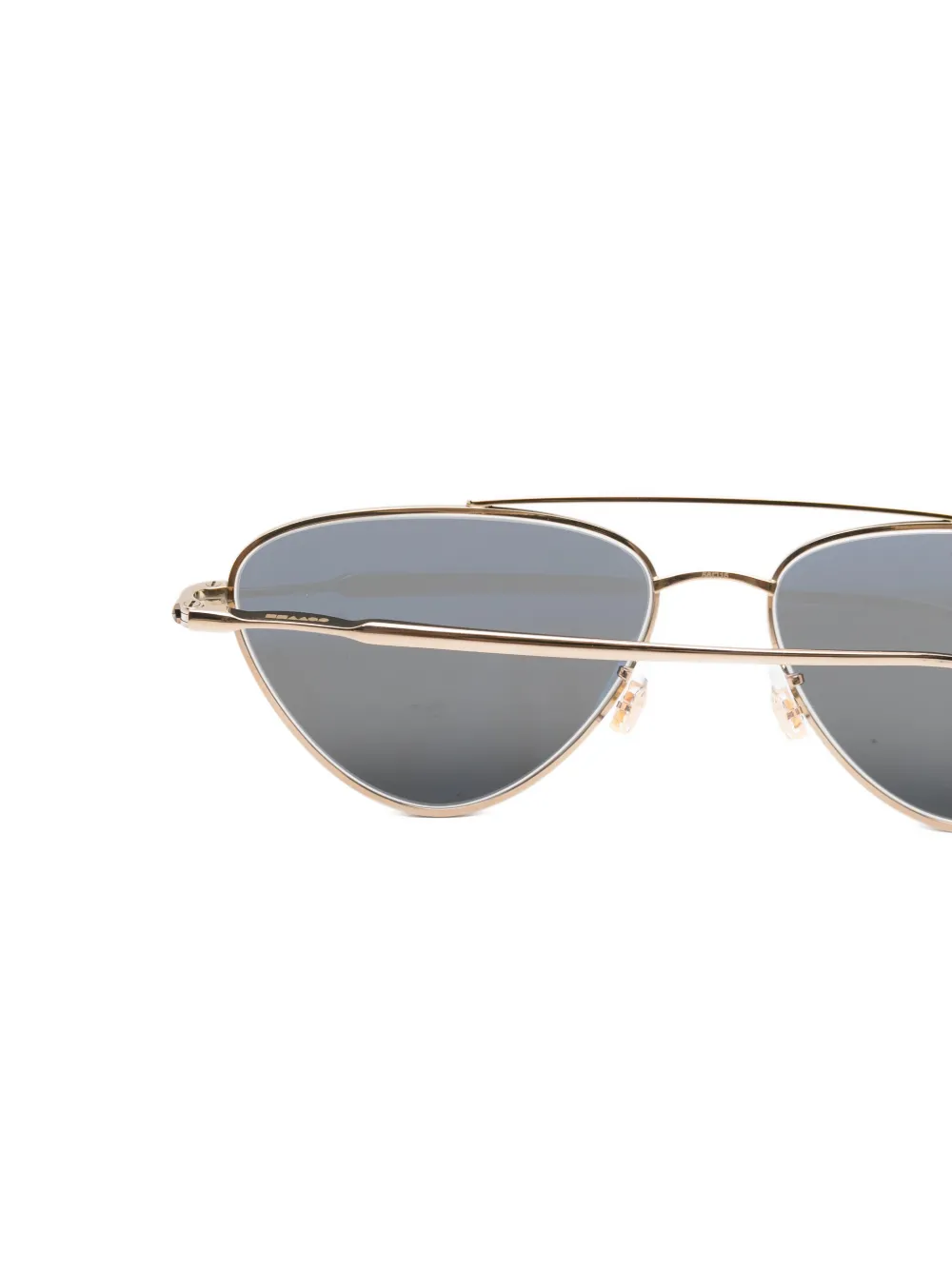 Jil Sander x Oliver Peoples zonnebril met dubbele neusbrug Goud