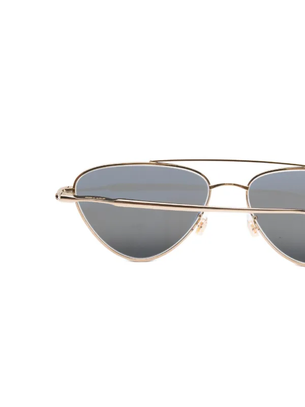 oliver peoples ダブルブリッジ　ゴールド Jil Sander x Oliver Peoples ダブルブリッジ サングラス | ゴールド