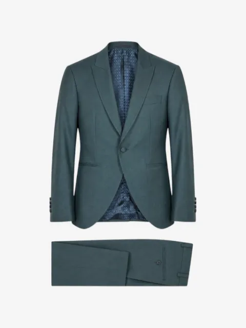 RAMON SANJURJO peak-lapel single-breasted suit