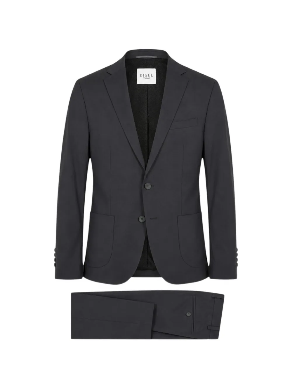 Digel notch-lapel single-breasted suit - Blu