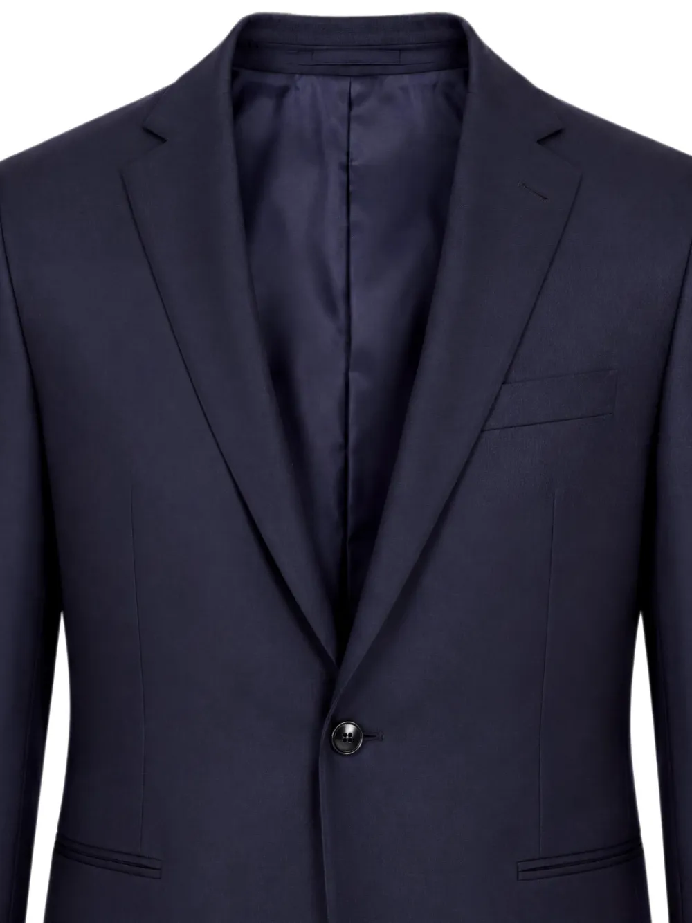 LUIGI BIANCHI MANTOVA Pak met enkele rij knopen Blauw